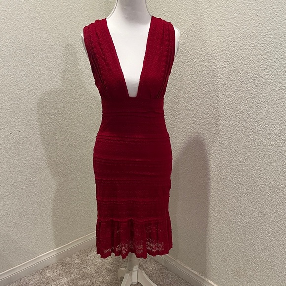 Chelsea & Violet Dresses & Skirts - Chelsea & Violet Deep Red Backless Dress